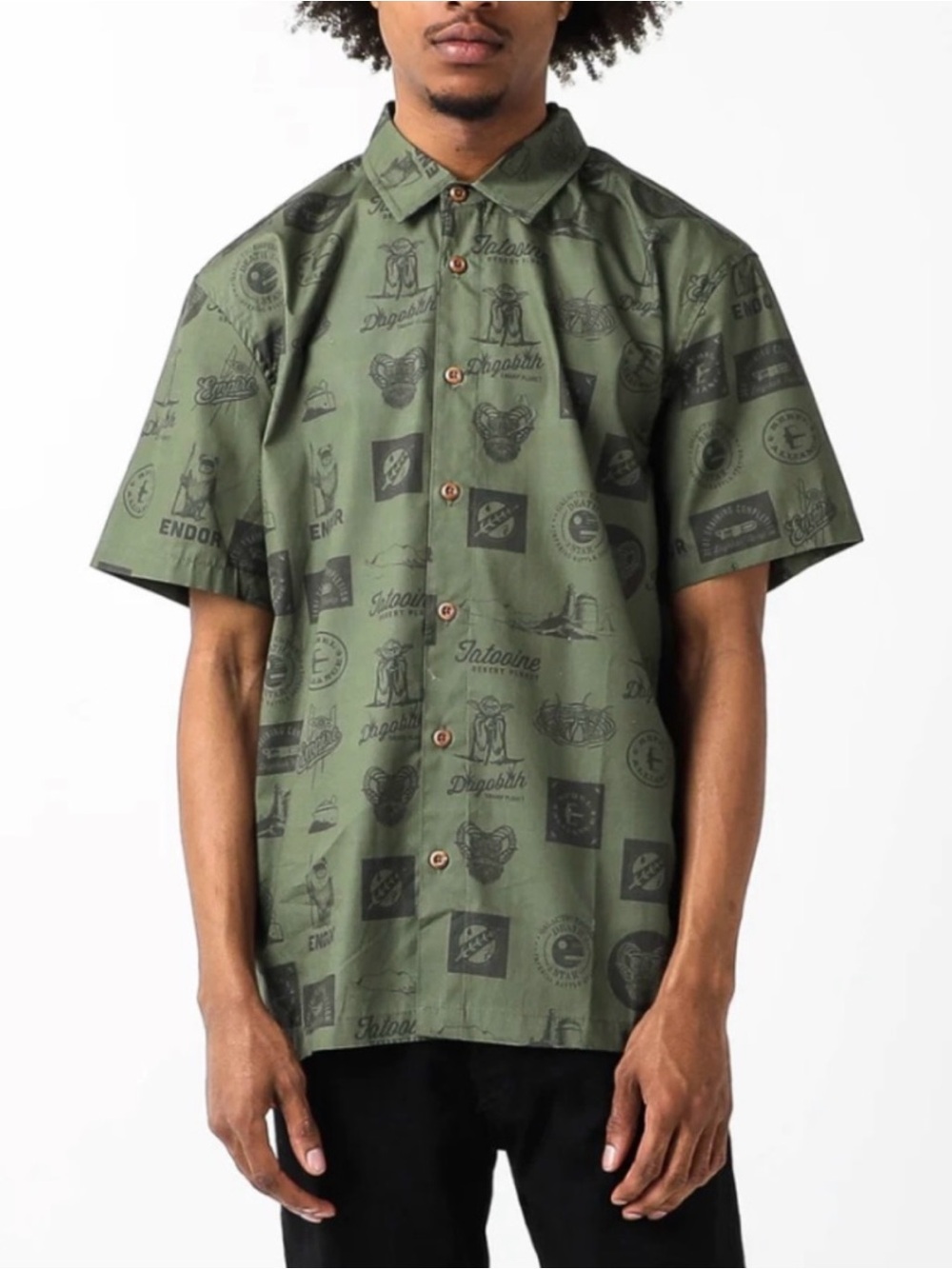Star Wars Heroes & Villains Return of The Jedi Button-Up